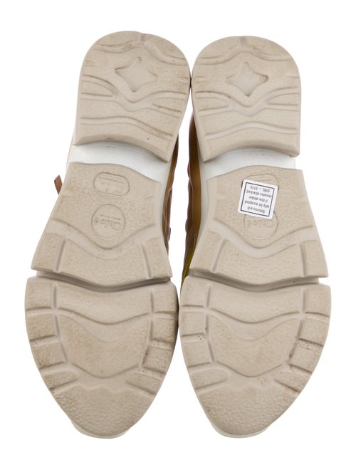 Chloé Mesh Colorblock Pattern Sneakers