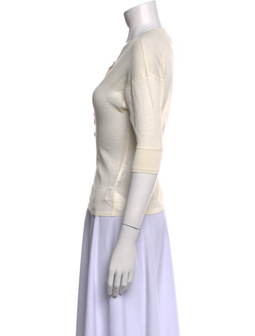 Chloé Linen Crew Neck Top