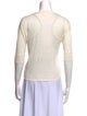 Chloé Linen Crew Neck Top