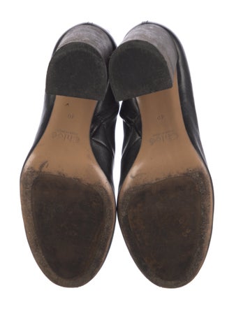 Chloé Leather Lace-Up Boots
