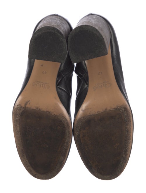 Chloé Leather Lace-Up Boots