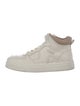 Chloé Leather Lasercut Accents Sneakers