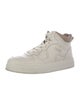 Chloé Leather Lasercut Accents Sneakers