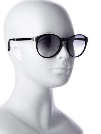Chloé Round Gradient Sunglasses