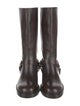 Chloé Leather Moto Boots
