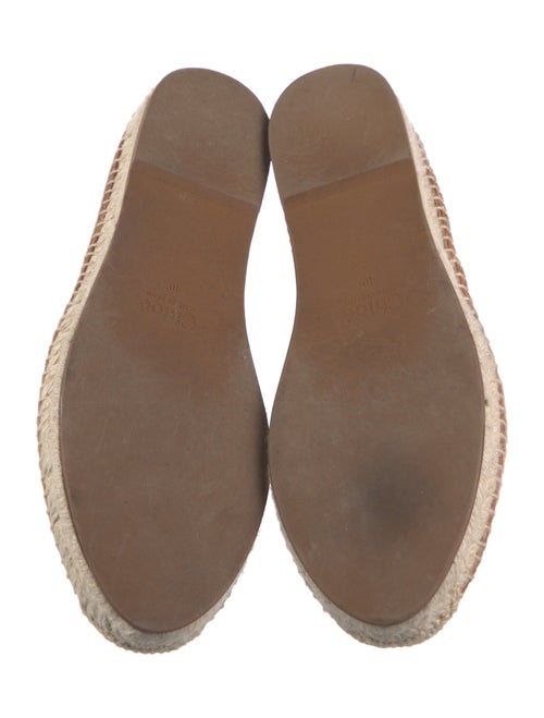 Chloé Colorblock Pattern Espadrilles