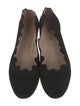Chloé Suede Scalloped Accent Ballet Flats