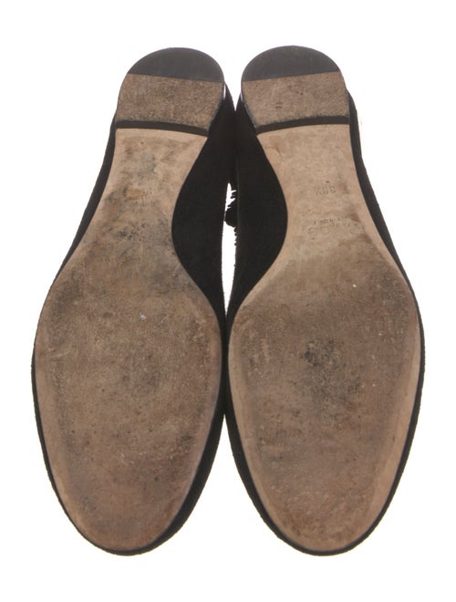 Chloé Suede Scalloped Accent Ballet Flats