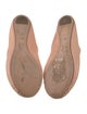 Chloé Leather Bow Accents Ballet Flats