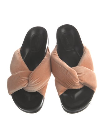 Chloé Velvet Slides