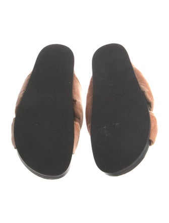 Chloé Velvet Slides
