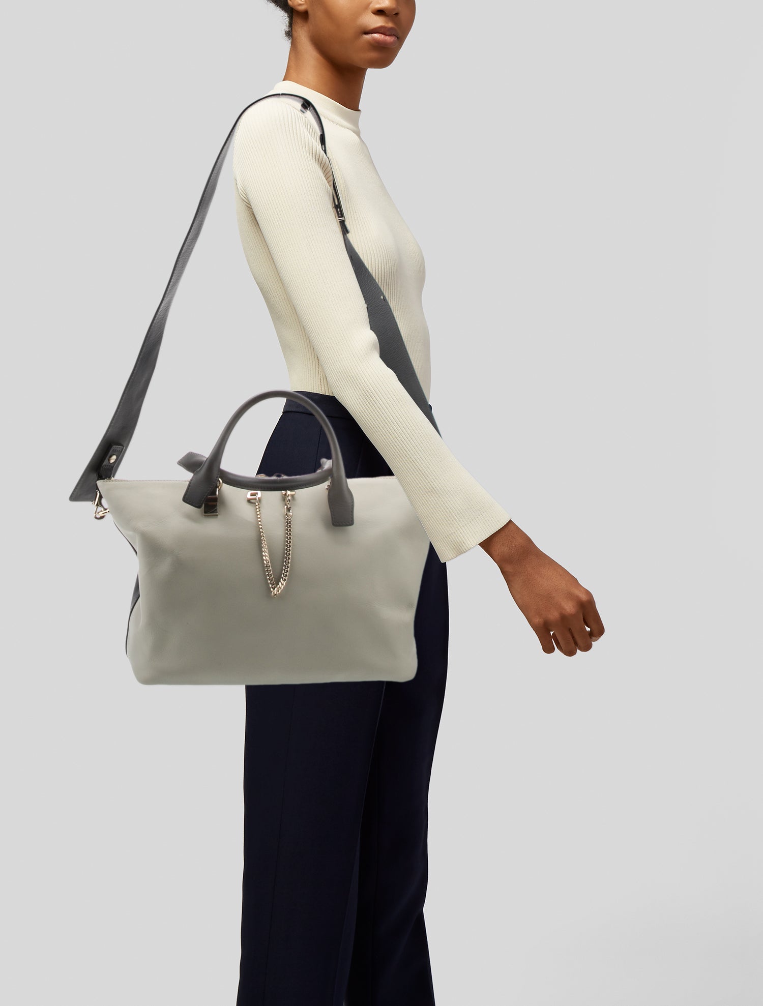 Chloé Leather Top Handle Bag