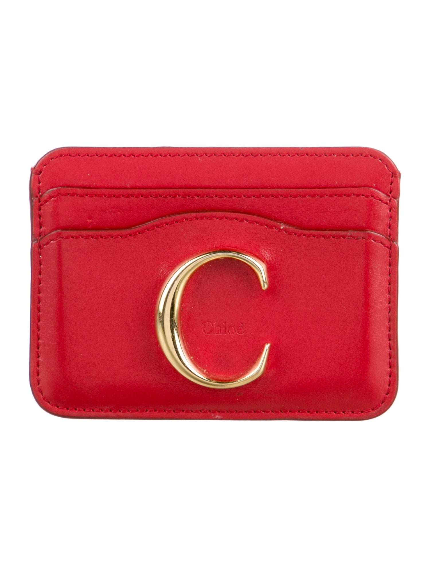 Chloé Leather Card Holder