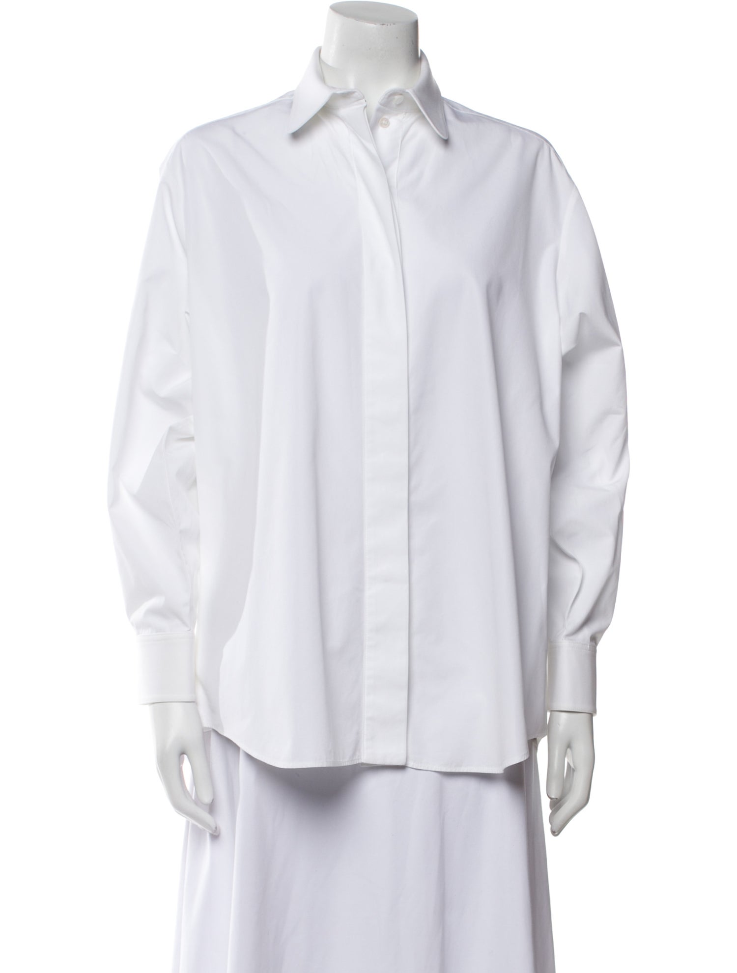 Chloé Long Sleeve Button-Up Top