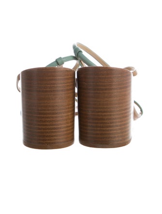 Chloé Leather T-Strap Sandals