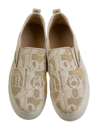 Chloé Lace Lace Pattern Loafer Sneakers