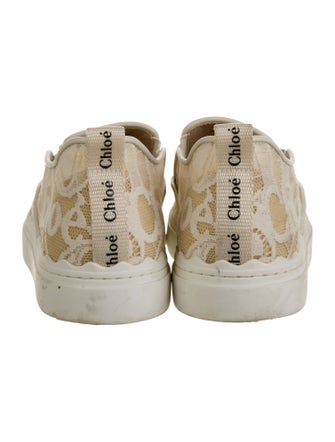 Chloé Lace Lace Pattern Loafer Sneakers