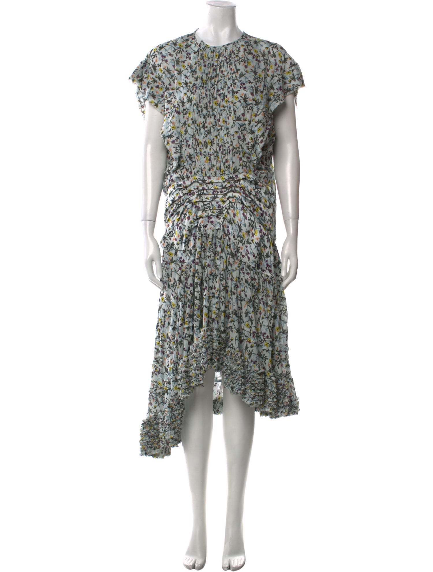 Chloé Floral Print Long Dress