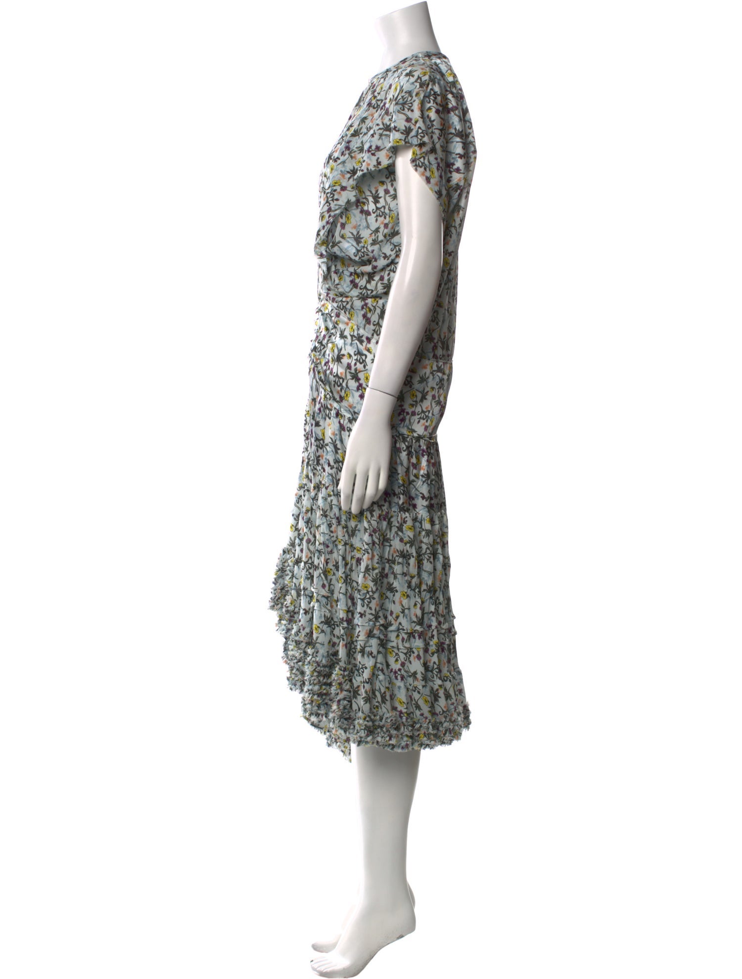 Chloé Floral Print Long Dress