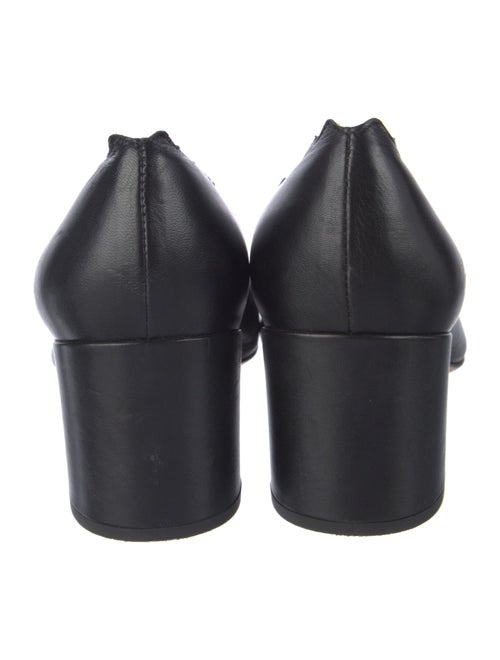 Chloé Leather Scalloped Accent Pumps