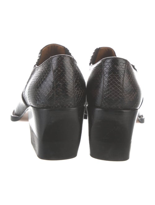 Chloé Leather Animal Print Boots