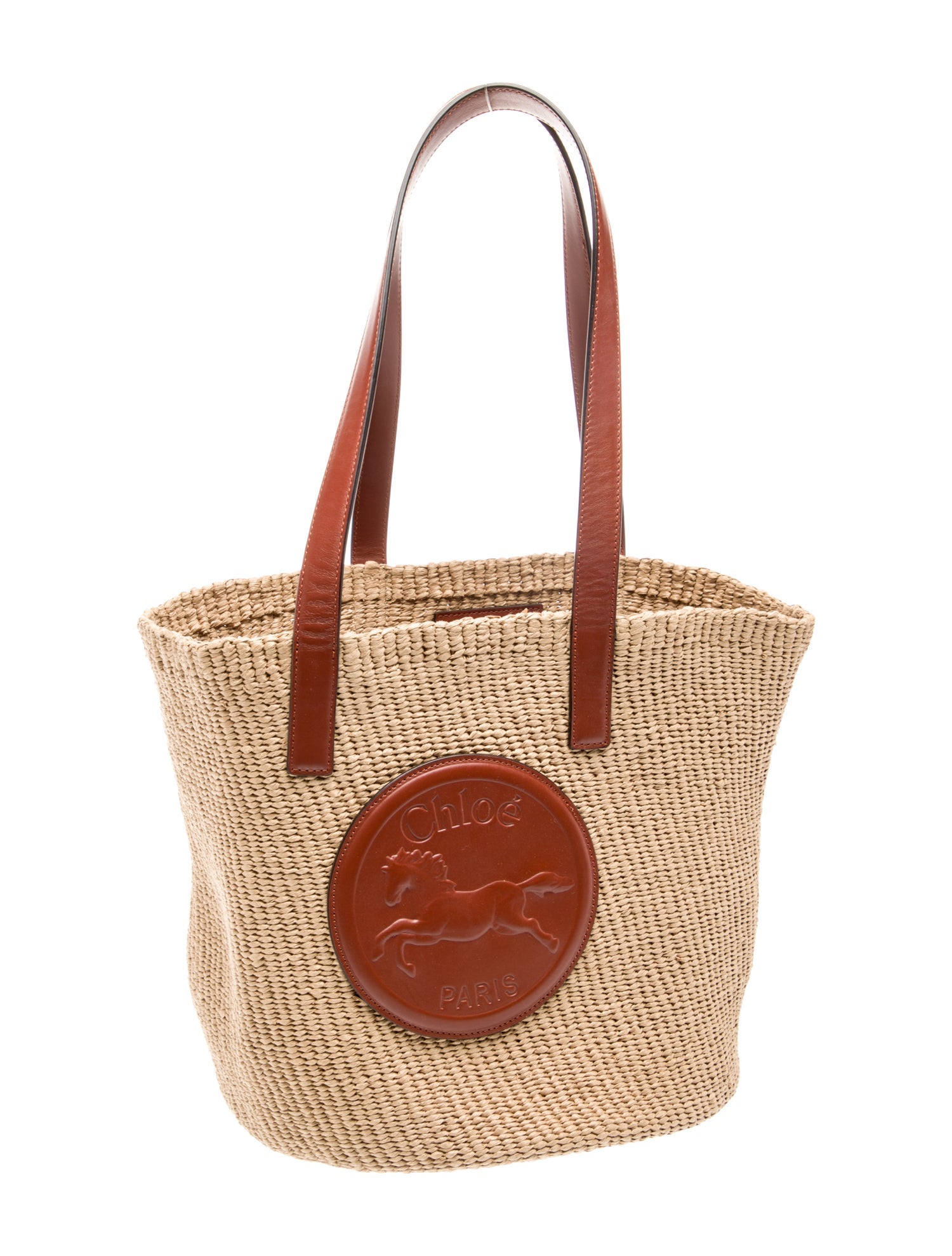 Chloe x Mifuko Raffia Bucket Bag w/ Tags