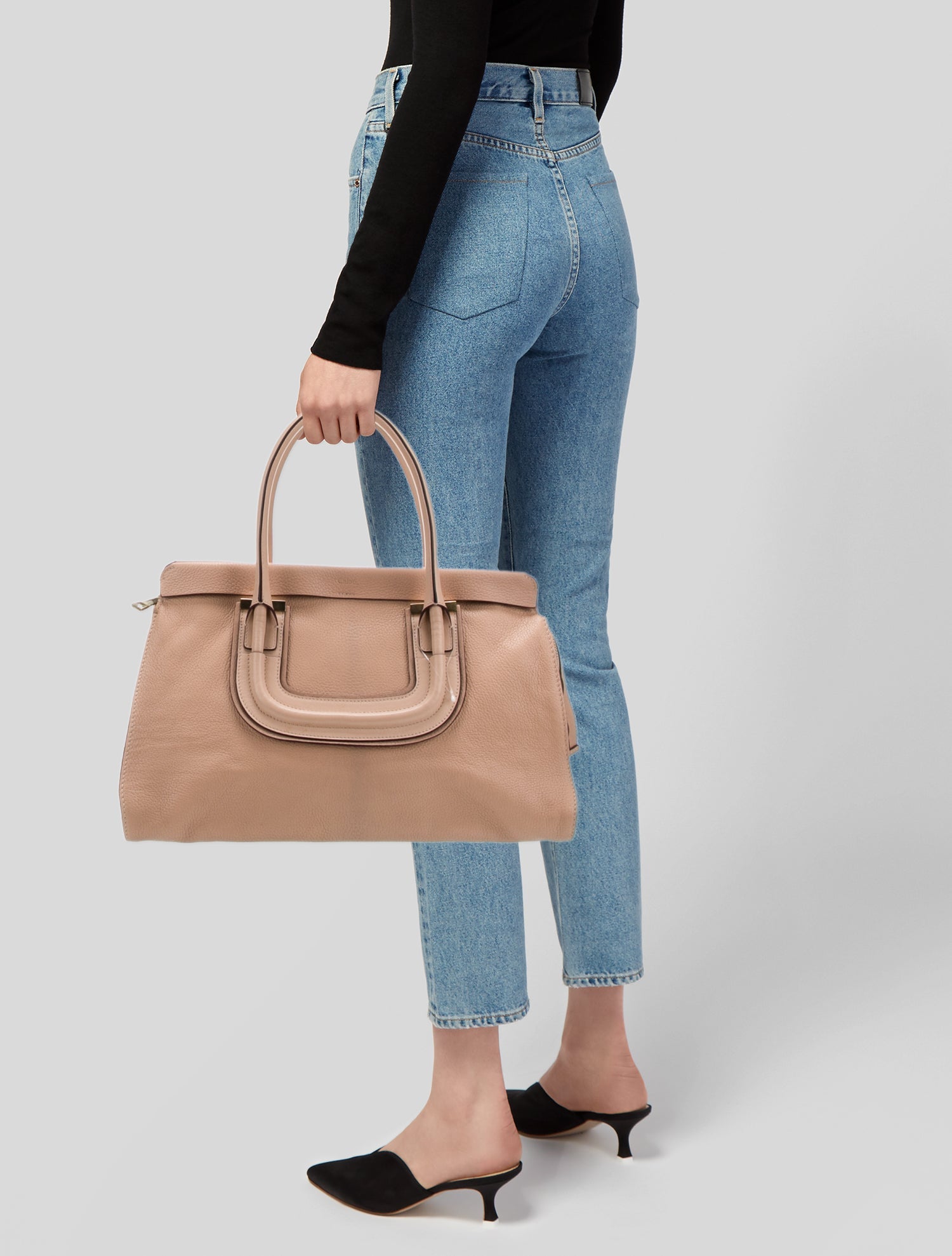 Chloé Leather Top Handle Bag