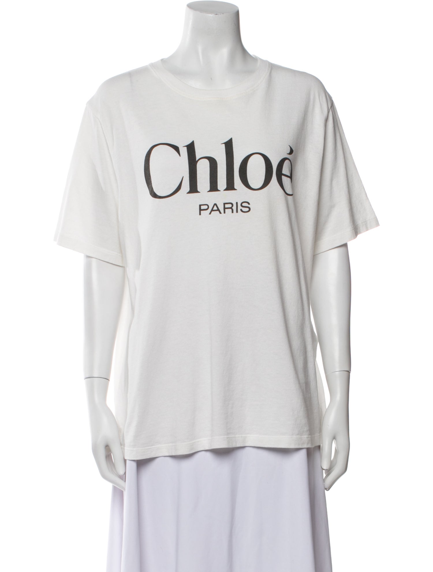 Chloé Graphic Print Crew Neck T-Shirt