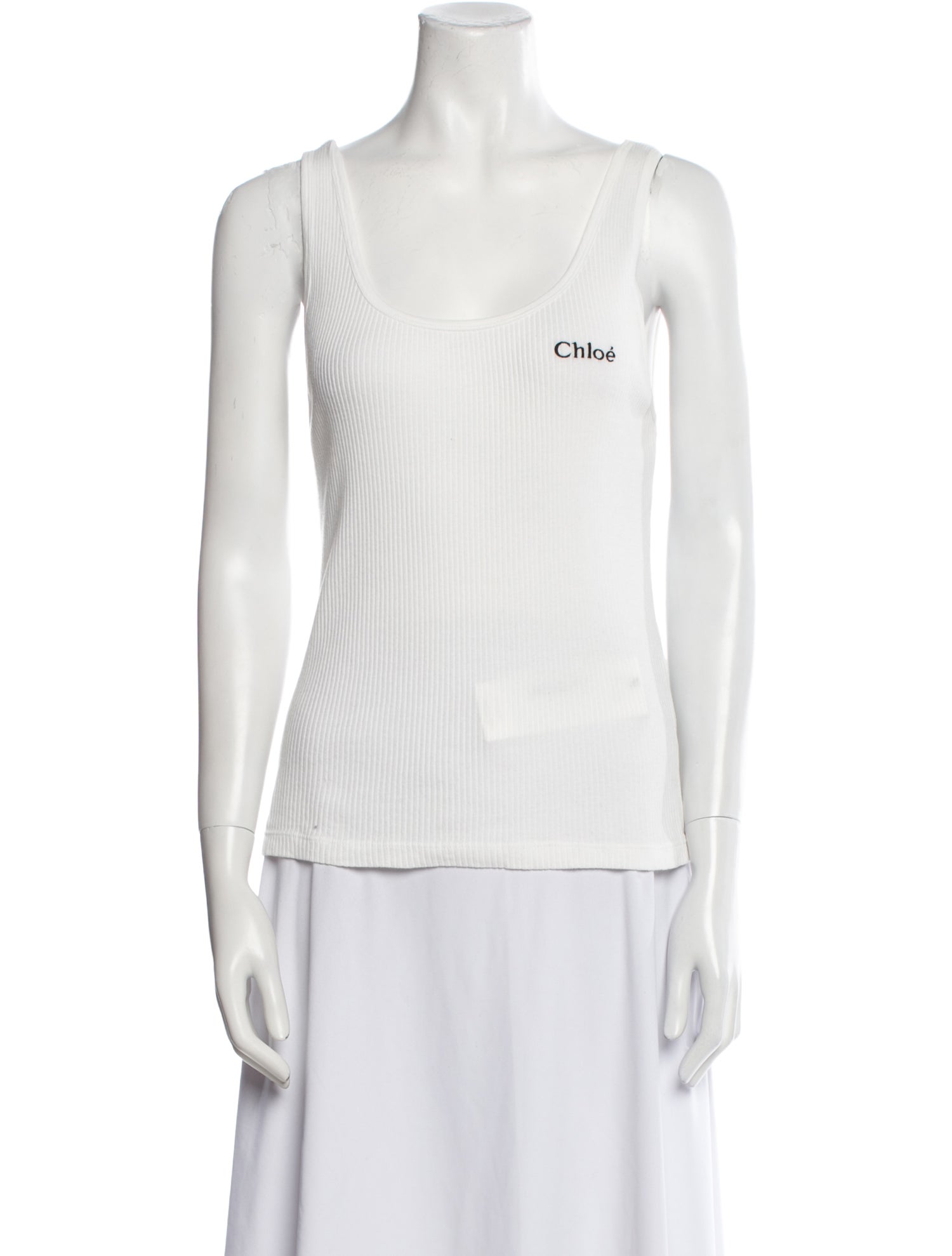 Chloé Scoop Neck Sleeveless Top