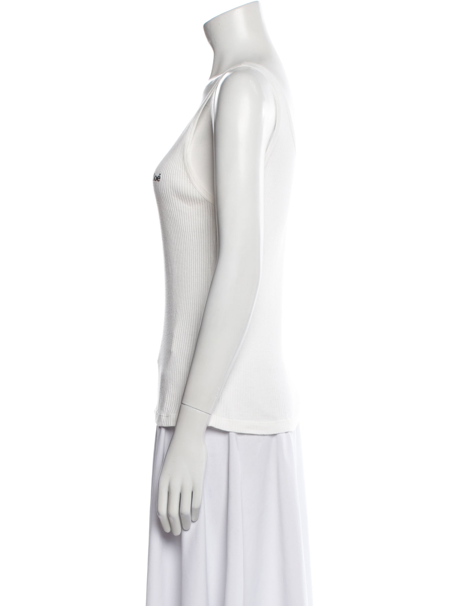 Chloé Scoop Neck Sleeveless Top
