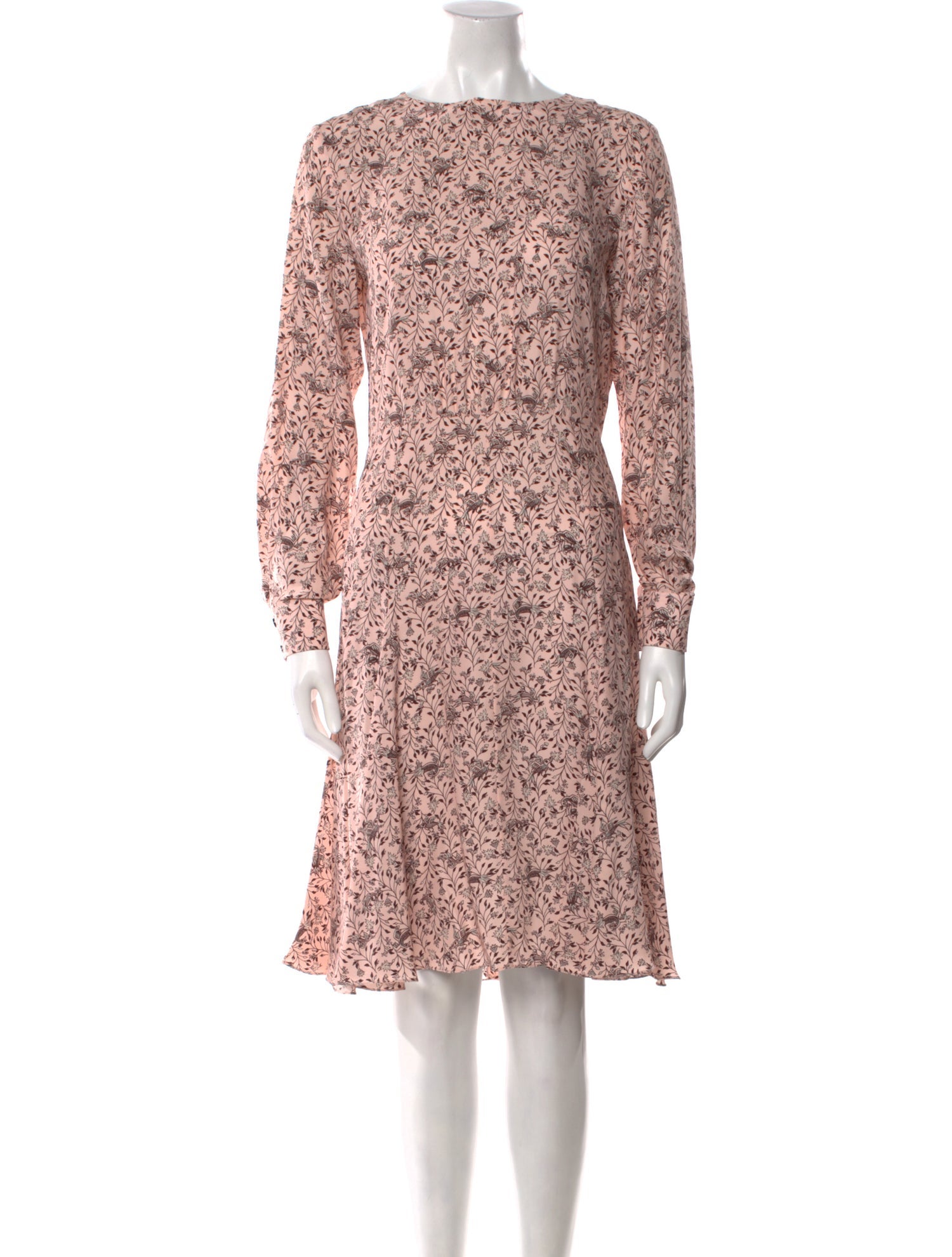 Chloé Silk Knee-Length Dress