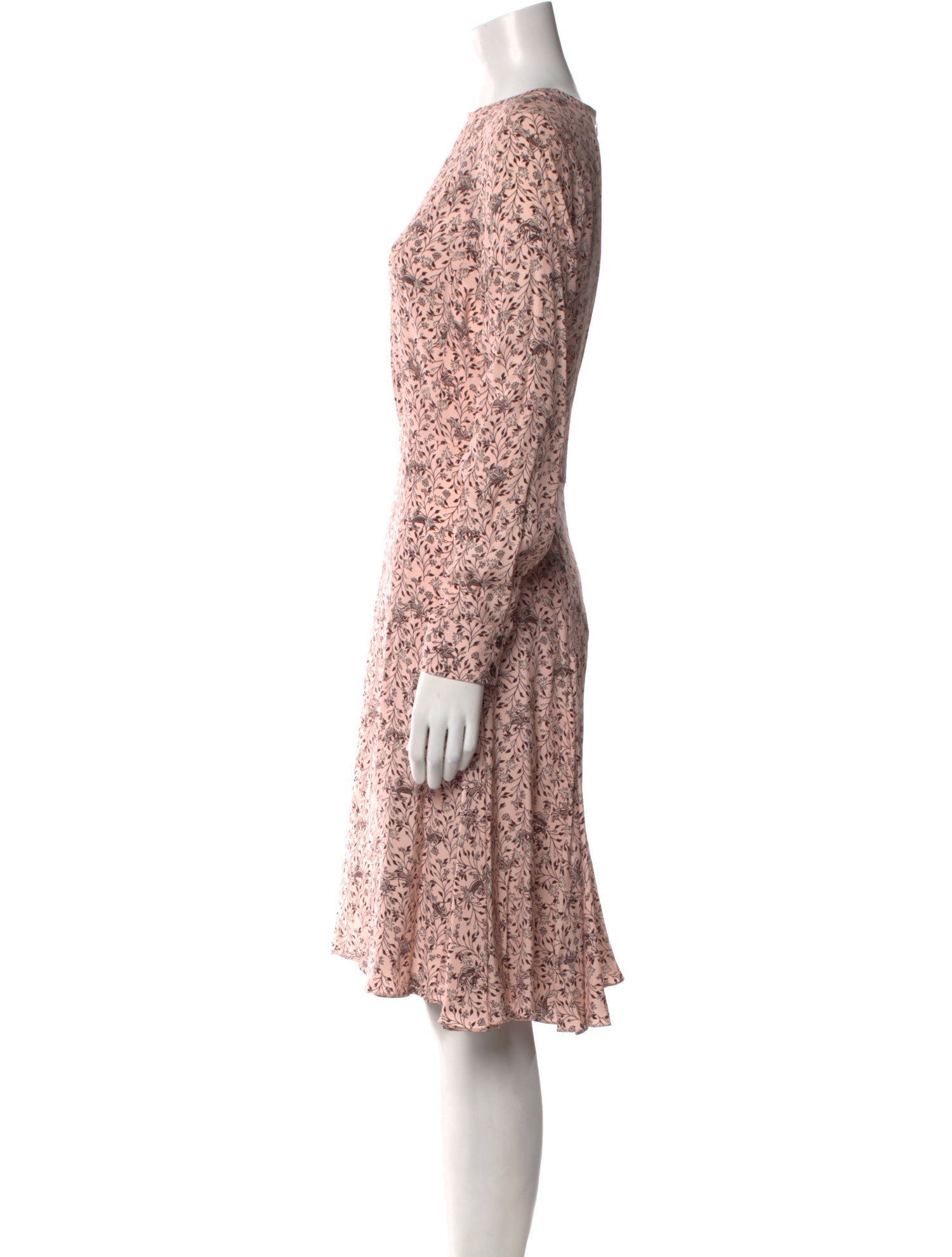 Chloé Silk Knee-Length Dress