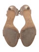 Chloé Leather Scalloped Accent Sandals