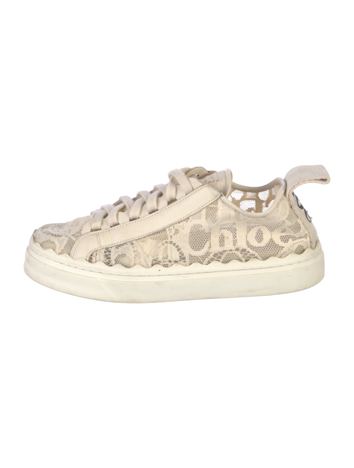 Chloé Lace Printed Sneakers