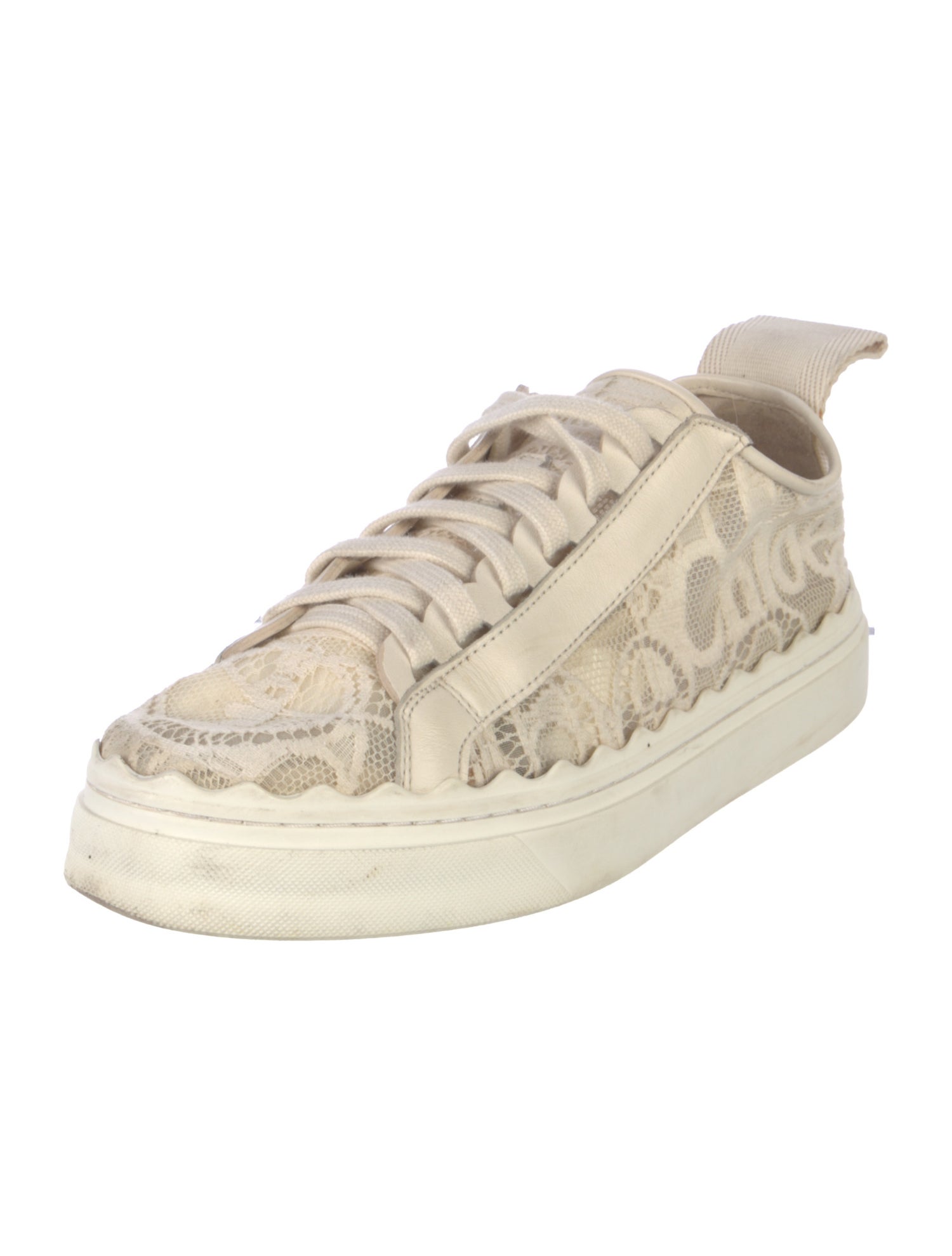 Chloé Lace Printed Sneakers
