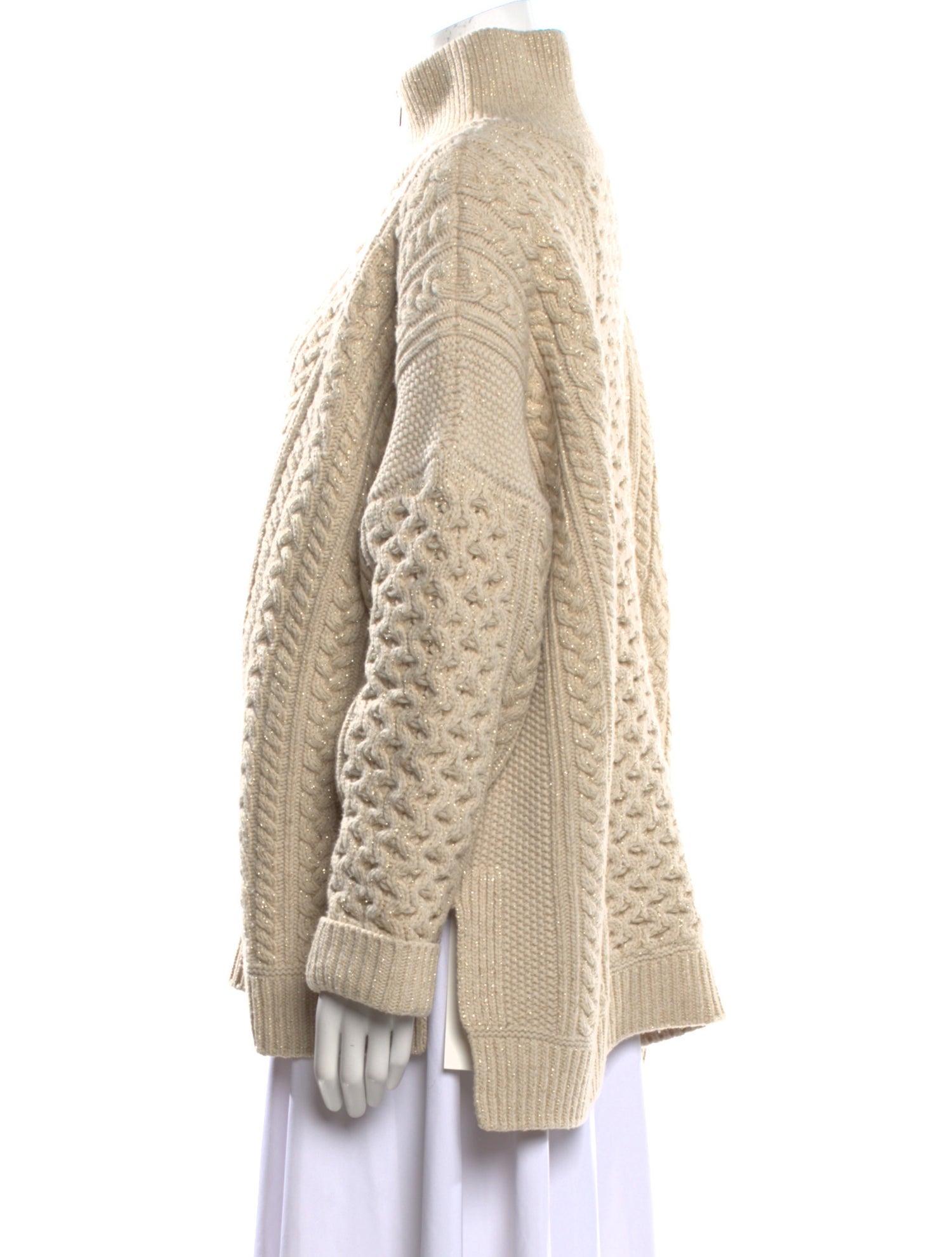 Chloé Wool Mock Neck Sweater