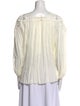 Chloé Linen Scoop Neck Blouse