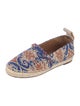 Chloé Printed Raw-Edge Trim Espadrilles
