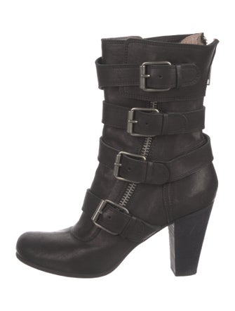 Chloé Leather Moto Boots