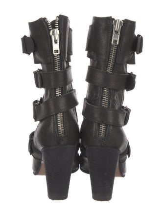 Chloé Leather Moto Boots
