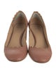 Chloé Leather Scalloped Accent Pumps