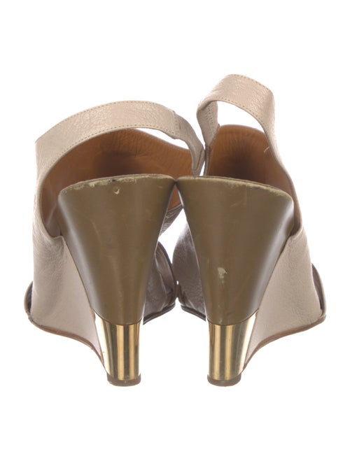 Chloé Leather Slingback Sandals