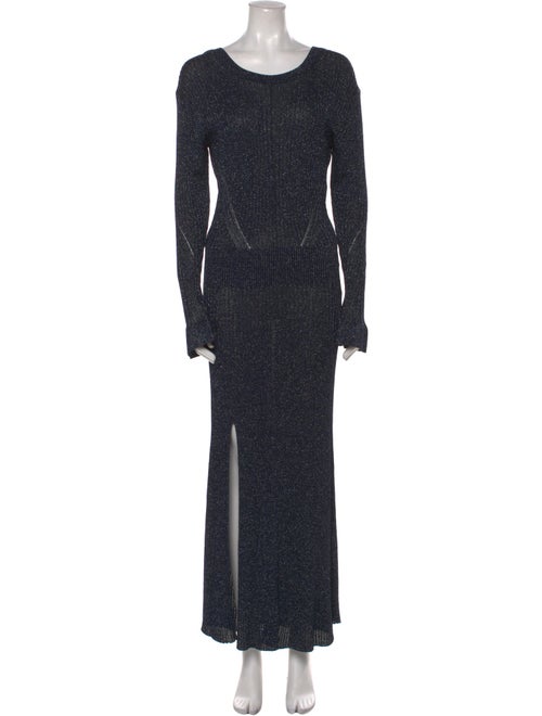 Chloé Scoop Neck Long Dress