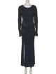 Chloé Scoop Neck Long Dress