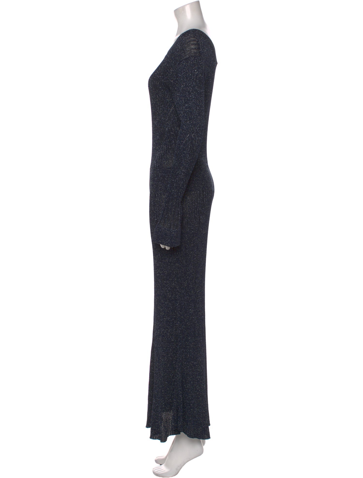 Chloé Scoop Neck Long Dress
