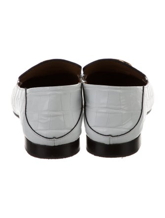 Chloé Embossed Leather Loafers