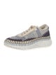 Chloé Patterned Whipstitch Trim Sneakers