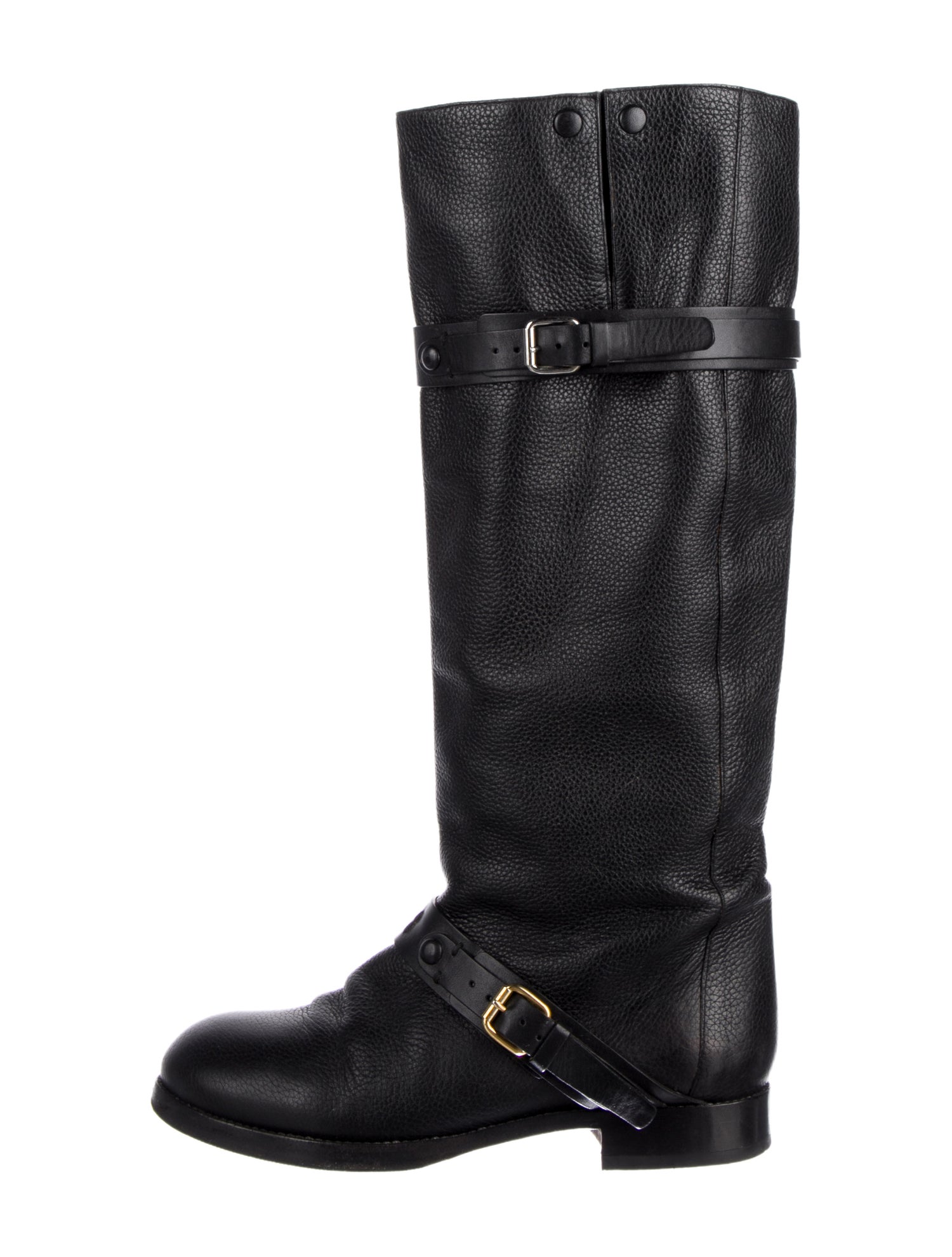 Chloé Leather Riding Boots