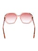 Chloé Oversize Gradient Sunglasses