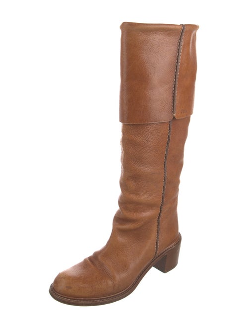 Chloé Leather Riding Boots